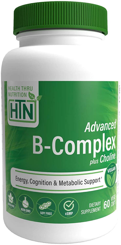 "Health Thru Nutrition Quantum-B Complex with 100% Choline, 60 Tabs"