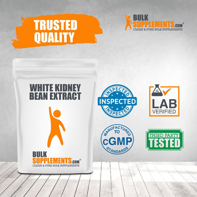 Bulksupplements.Com White Kidney Bean Extract - Carb Blocker - Keto 1500 - Lean Bean - Fat Blocker (100 Grams)