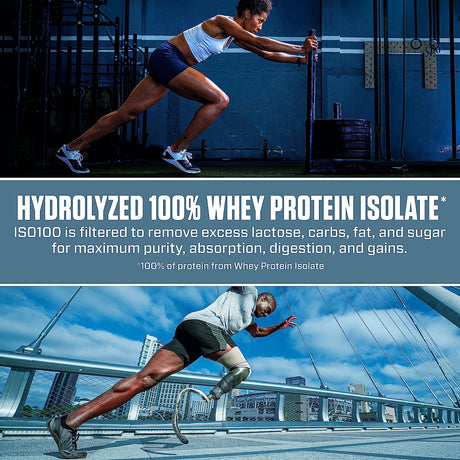 Dymatize ISO 100 Protein Powder with 25G of Hydrolyzed 100% Whey Isolate, Vanilla 5 Pound, Package May Vary