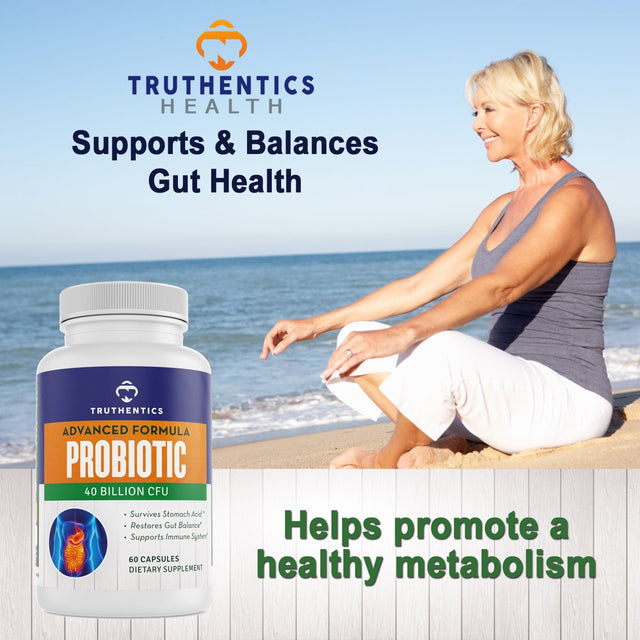 Truthentics Resveratrol 1200 MG plus Probiotic Immune Support Bundle - Healthy Aging, Heart & Gut Health - 60 Capsules Each