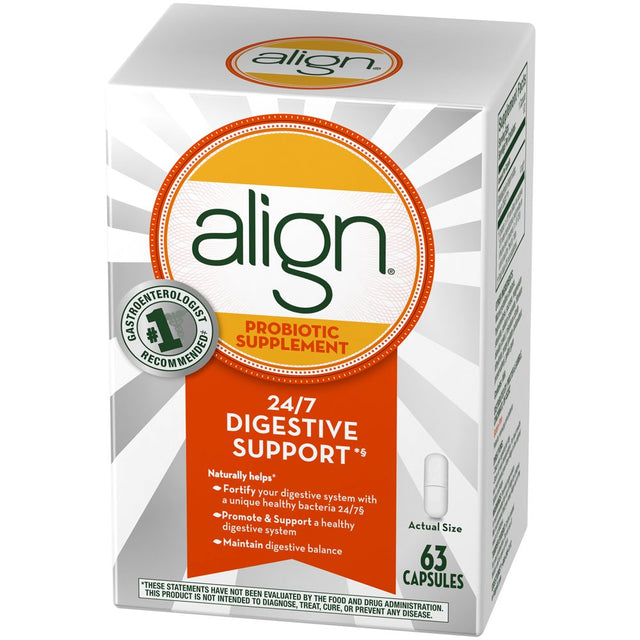 Digestivesupport Align Probiotic Supplement Capsule 63 Count