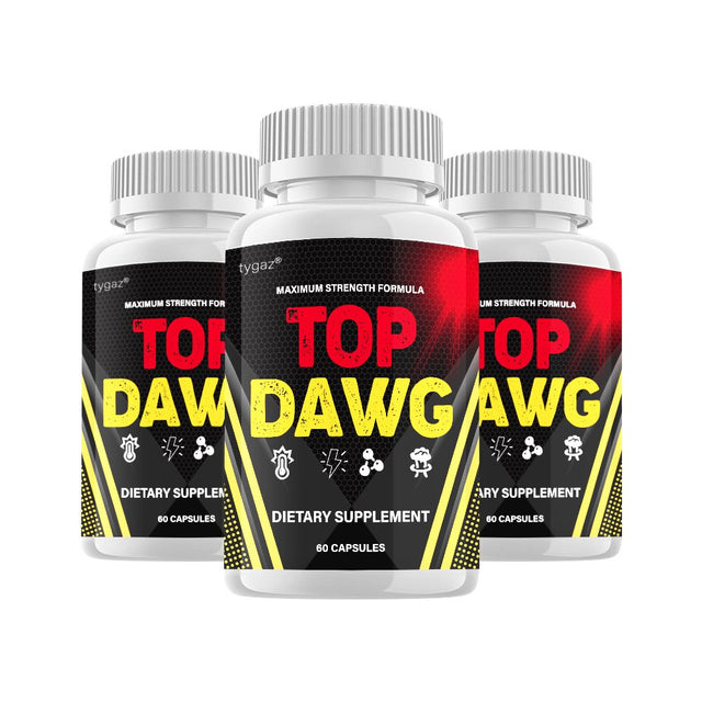 (3 Pack) Top Dawg - Top Dawg Capsules for Men