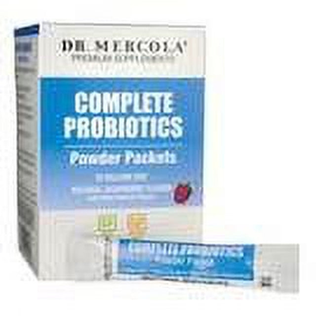 Dr. Mercola Complete Probiotics Powder Packets - Raspberry