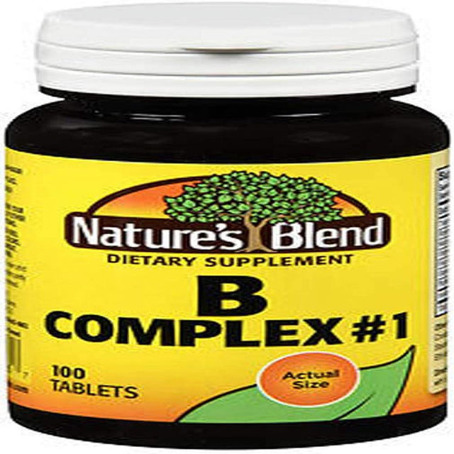 Nature'S Blend B Complex Tablets, 100 Count