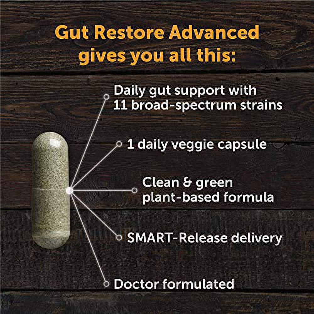 Dr. Drew Sinatra’s Lifebiome Gut Restore Advanced, Maximum Strength Mi 