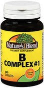 Nature'S Blend B Complex Tablets, 100 Count