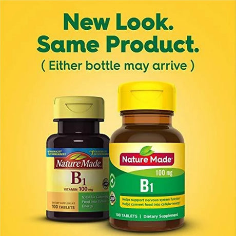 Nature Made Vitamin B-1 100 Mg Tablets 100 Tablets