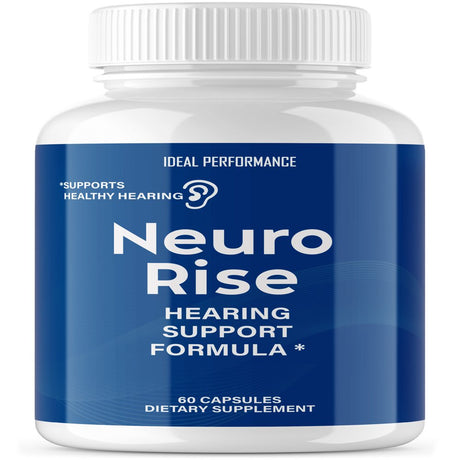 Ideal Performance - Neuro Rise Supplement for Hearing, Tinnitus Support, Including Cilia, 1Pack