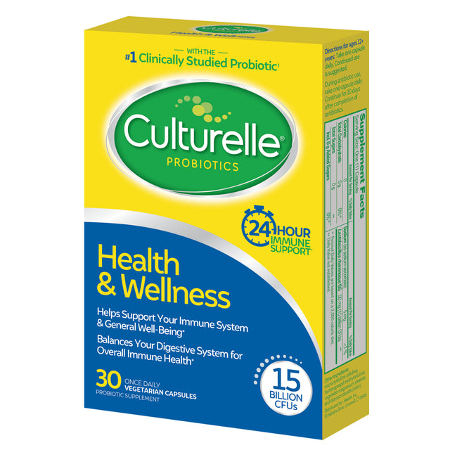 Culturelle Health and Wellness Probiotic Supplement, 30 Ct