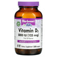 Bluebonnet Nutrition Vitamin D3, 125 Mcg (5000 IU), 250 Softgels