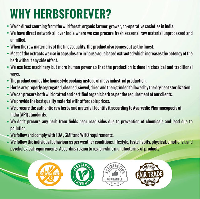 Herbsforever Haritaki Powder – Terminalia Chebula – Detoxification and Rejuvenation – Support Digestion – Non GMO, Organic, Vegan – 454 GMS