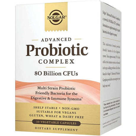 Solgar Advanced Probiotic Complex 80 Billion Cfu 30 Veg Caps