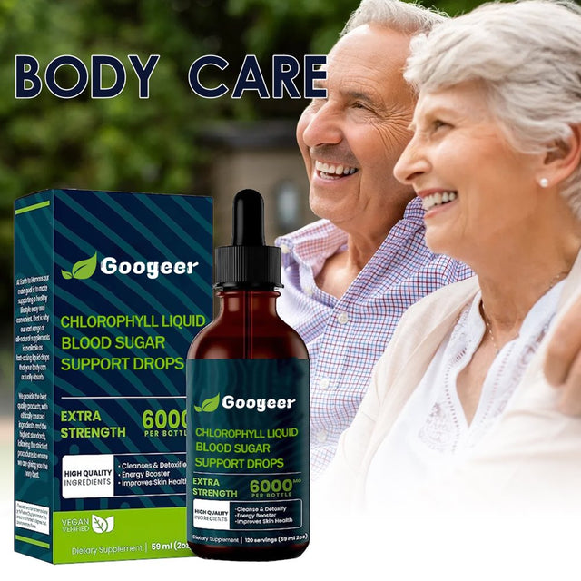 59Ml Body Shaping and Detox Drops Blood Sugar Balancing Drops for Natural Body Care for Seniors