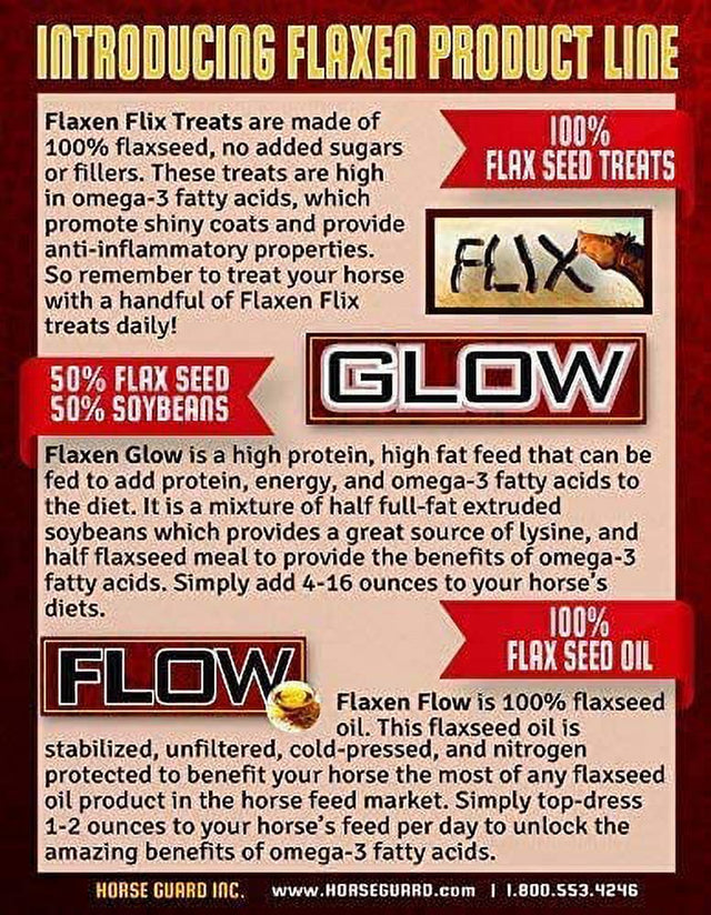 Horse Guard Flaxen- Flow 100% Flax Seed Oil