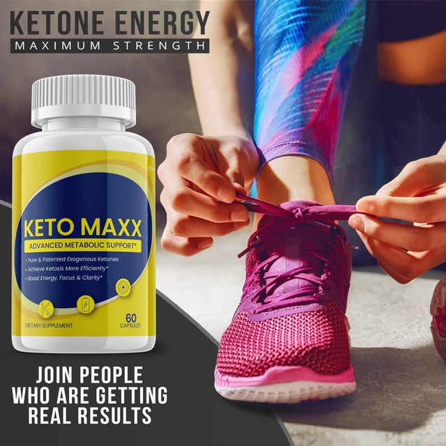 Keto Maxx Pills, Advanced Ketogenic Formula (60 Capsules)