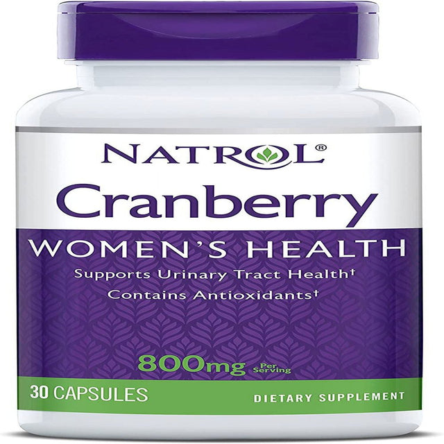 Natrol Cranberry Capsules 800 Mg 30 Ea