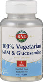 KAL 100% Vegetarian MSM and Glucosamine Tablet, 500 Mg, 60 Count