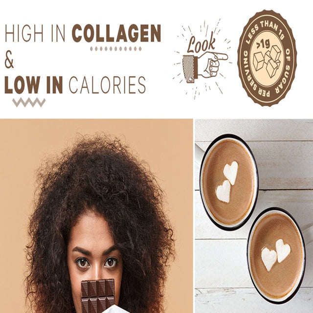 Codeage Multi Collagen Peptides Protein Powder, Chocolate Cocoa, MCT Oil, Amino Acids, Hydrolyzed, 18.16 Oz