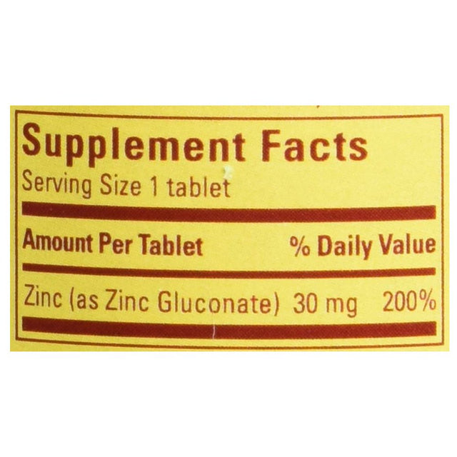 Nature Made Zinc Essential Nutrient & Antioxidant Support, 100Ct, 4-Pack