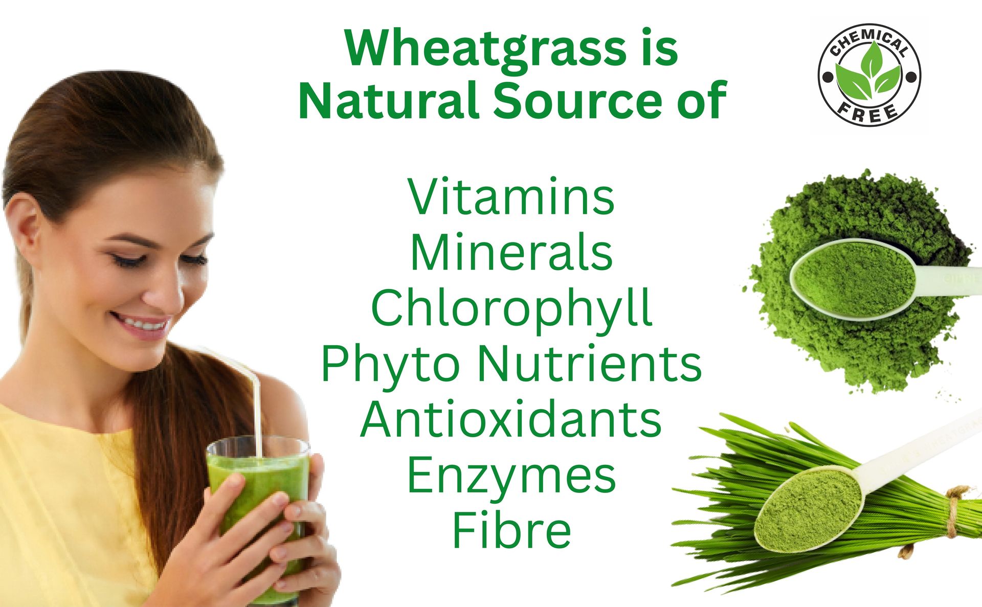 Girme's Organic Wheatgrass Powder - 3g x 30 Sachets Pack