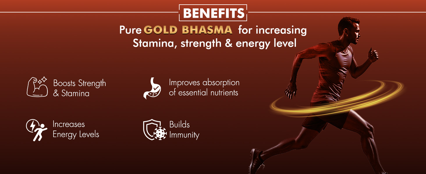 Swarnakayu Himalayan Shilajit Supplements with 24K Swarna Bhasma (Gold Ash), Kapikachu & Guduchi - Shilajeet for Stamina, Muscle Growth, Immunity, Testosterone & Energy - For Men & Women (30 Tablet)