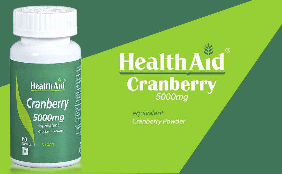 HealthAid Cranberry - 60 Tablets