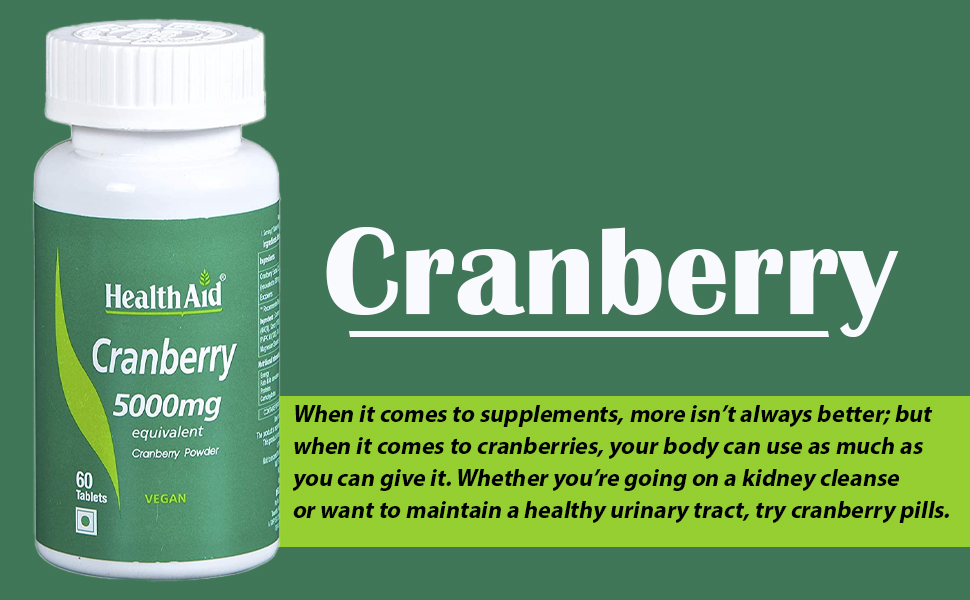 HealthAid Cranberry - 60 Tablets