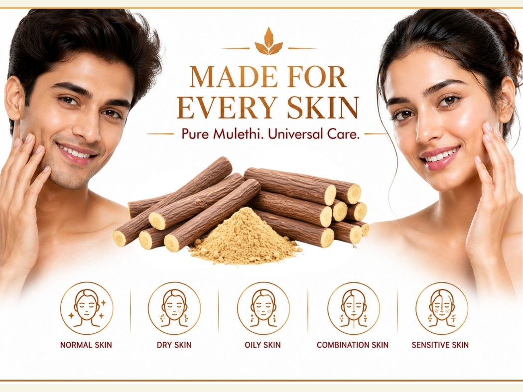 Havintha Natural Mulethi Powder for Skin Brightening & Hair Care | 100% Pure Licorice Root Powder for Glowing Skin, Anti-Acne & Dandruff Control | Herbal Face Pack & Hair Pack for Men & Women – 250 gm