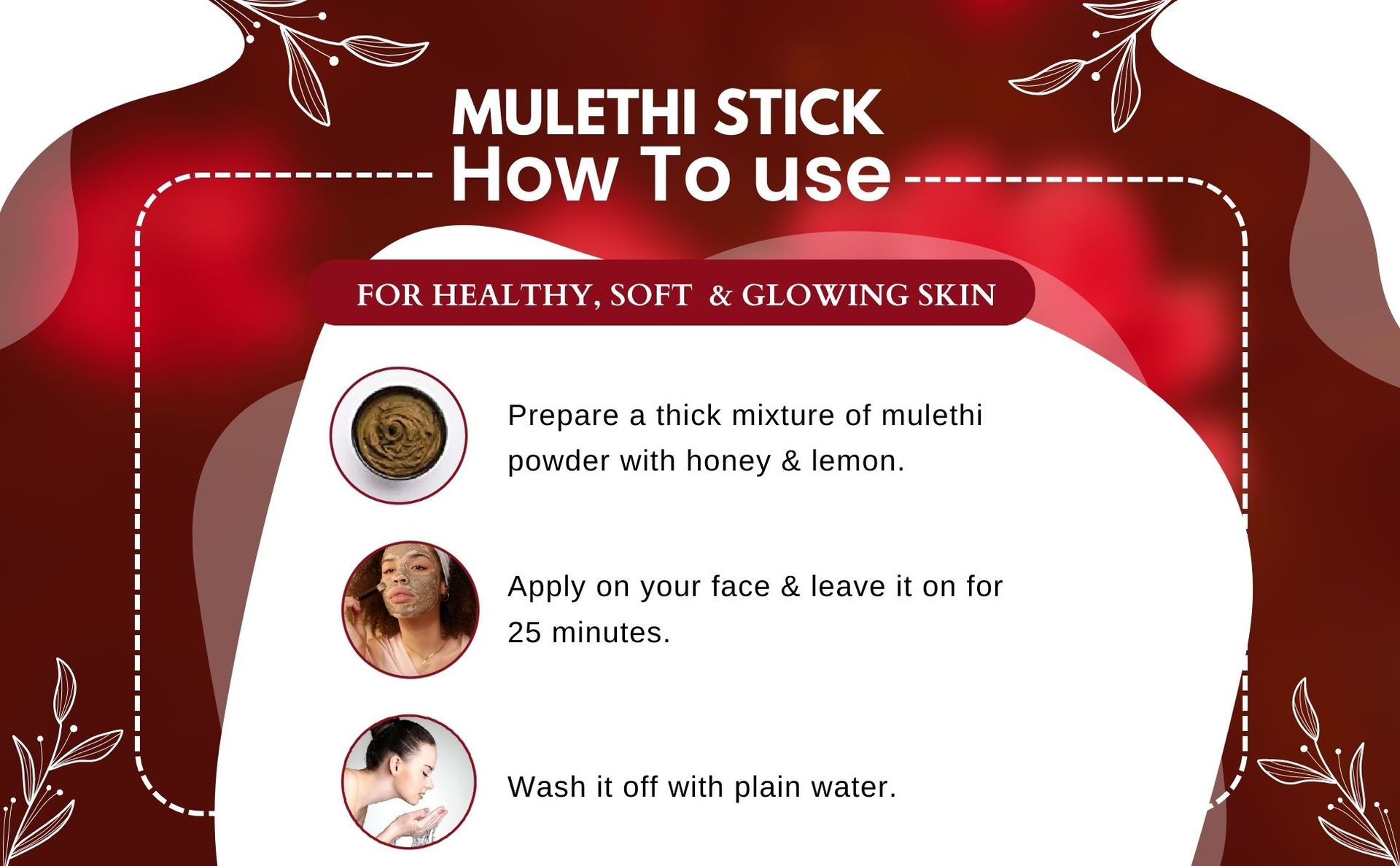BIRJU MAHAVIR Mulethi Yastimadhu Licorica Sticks (100 gm)