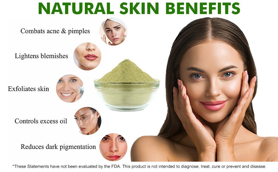 Herbal Hills Neem Powder, (1kg Pack) | Supports Clear Skin, Acne Control & Hair Growth | Neem Churna For Pimple-Free Face & Scalp Detox | With Azadirachta Indica Leaf