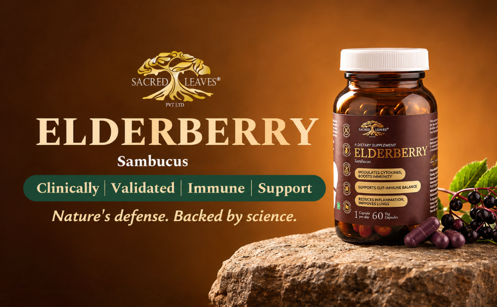 Elderberry Extract 500 mg, Immune Support Supplement