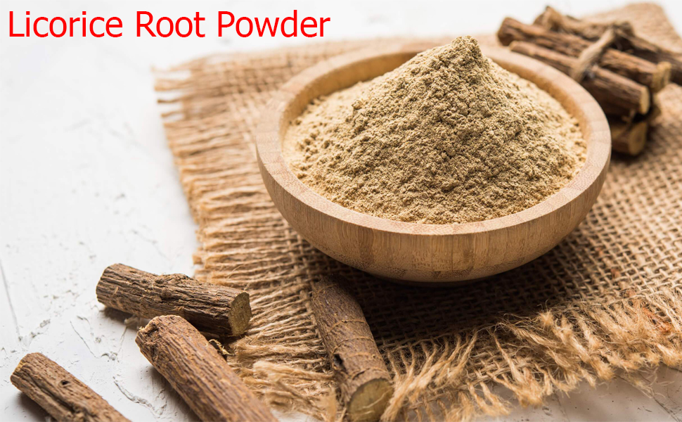 Herbal Hills Yashtimadhu Powder Edible Licorice (100 Gram Pack of 4) |