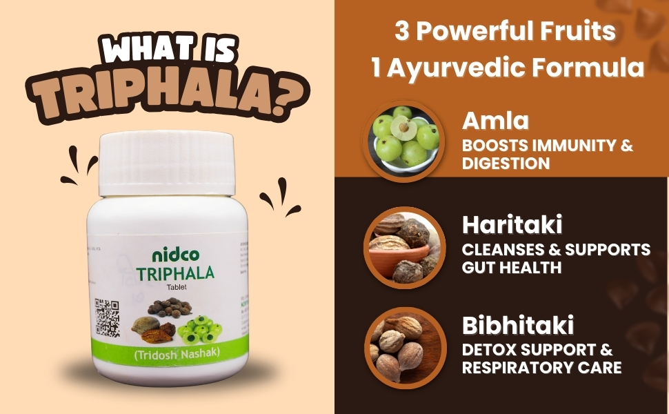 Triphala 180 Tablets
