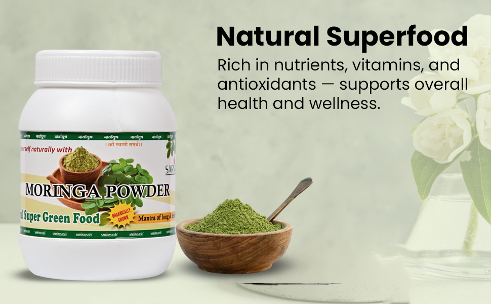 Moringa Powder 100g | 100% Pure Moringa Oleifera Leaf | Drumstick Leaf Powder | Natural Herbal Superfood | No Added Preservatives