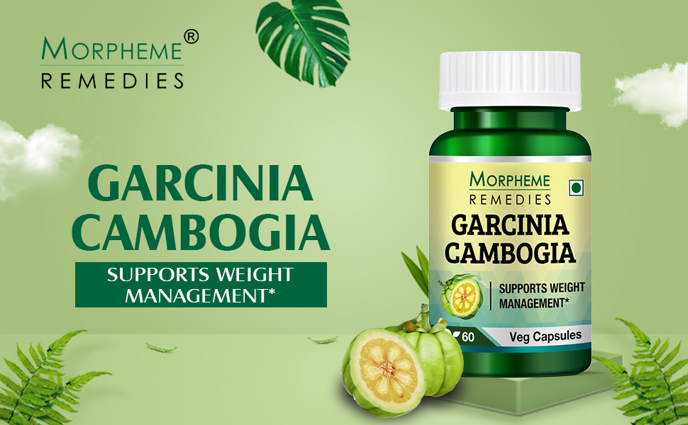 Morpheme Remedies Garcinia Cambogia for Weight Management, (60 Veg Capsules)