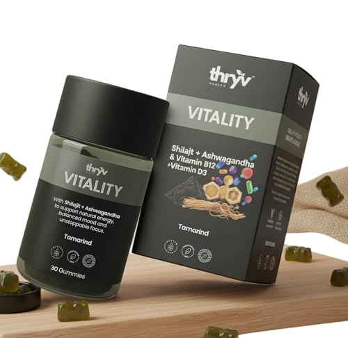 Vitality Gummies with Shilajit & Ashwagandha, 30 Gummies