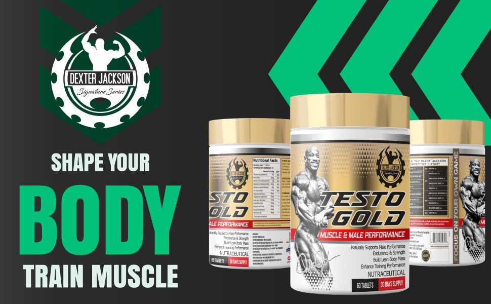 Dexter Jackson Testro Gold | 60 Tablets, 30 Days Supply