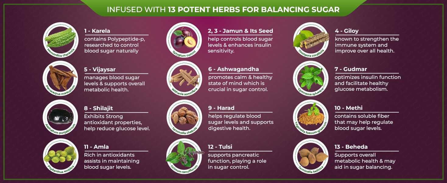 Suwasthi karela jamun powder with 13 potent herbs helps regulate sugar management - 250 gm