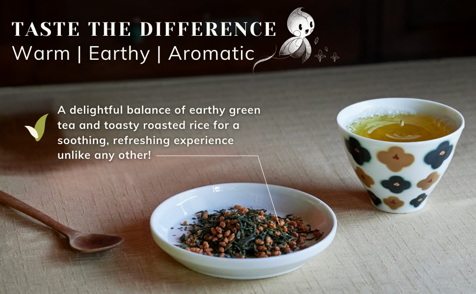CHIRAN Genmaicha Japanese Green Tea — Loose Leaf 50g | Green Tea + Roasted Rice | Naturally Nutty & Low Caffeine | Imported from Kagoshima Japan | ~25 Cups