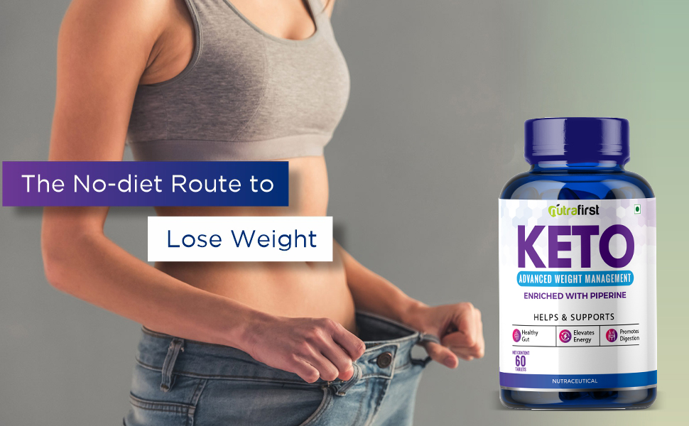 Nutrafirst KETO Advanced Tablets (60 Tab) with Garcinia Cambogia & Green Coffee Extract | Supports Weight Loss, Fat Burning & Ketosis | Boosts Energy & Metabolism | Natural Keto Supplement – Pack of 1