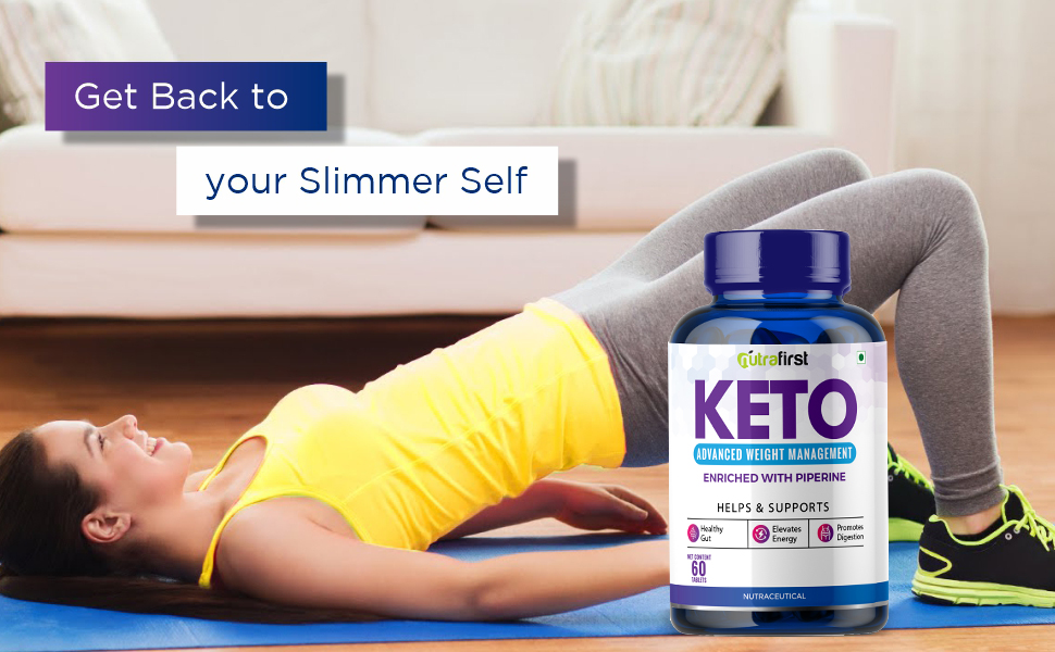 Nutrafirst KETO Advanced Tablets (60 Tab) with Garcinia Cambogia & Green Coffee Extract | Supports Weight Loss, Fat Burning & Ketosis | Boosts Energy & Metabolism | Natural Keto Supplement – Pack of 1