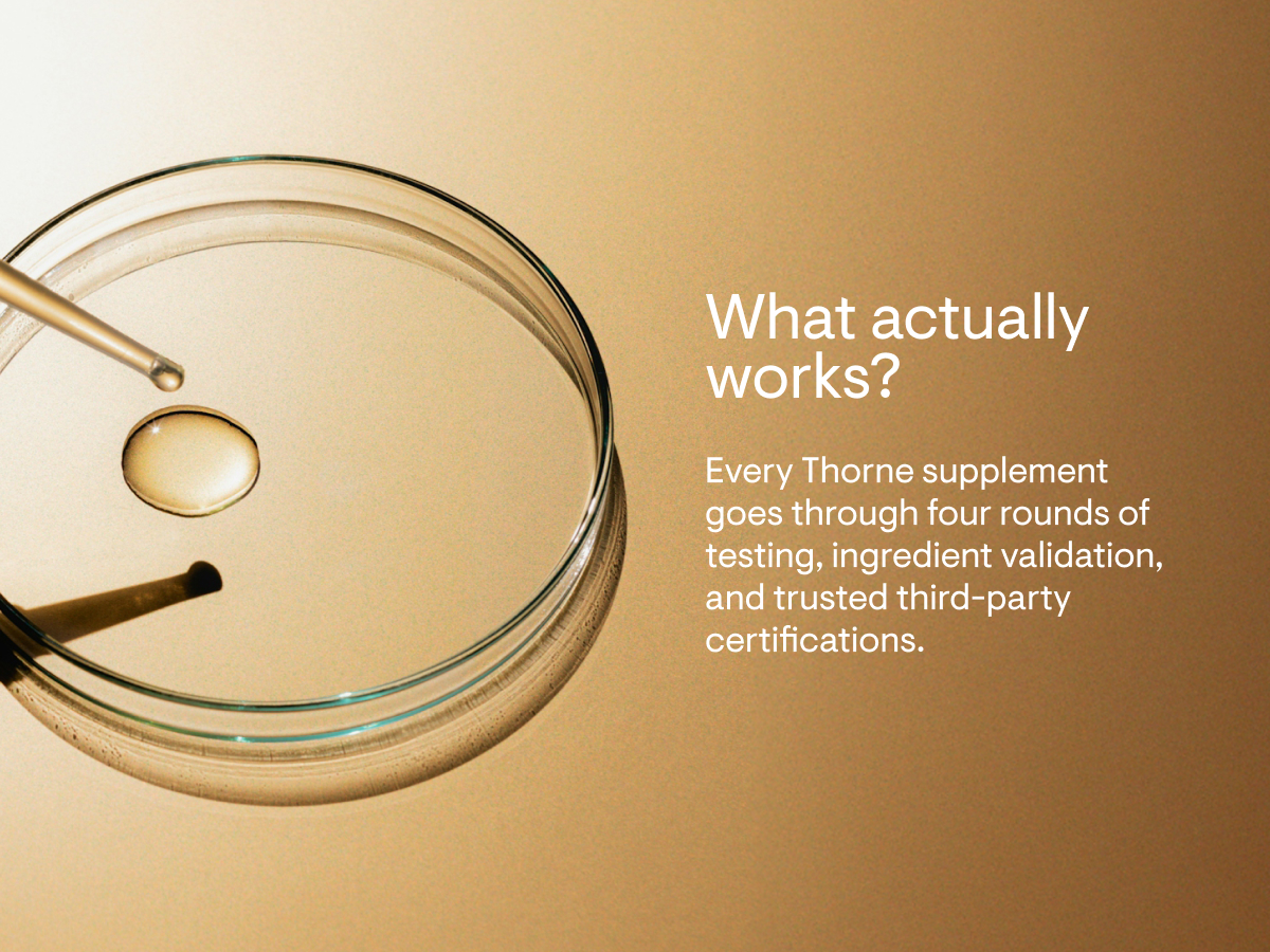 THORNE 5-HTP, 100 mg 5-Hydroxytryptophan & Active Vitamin B6, 90 Capsules
