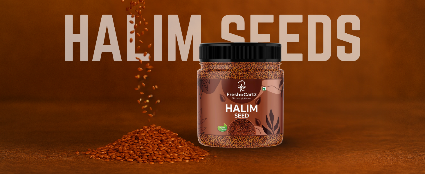 FreshoCartz Garden Cress Halim Seeds 1.6 KG (4 x 400 GM) | Asaliya Halim Seeds For Eating | Non GMO, Immunity Booster Aliv Seeds - Jar Pack