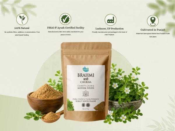 Vegetal Brahmi Churna 150g Bacopa Monnieri Leaf Powder