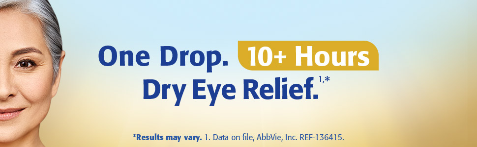 Refresh OPTIVE MEGA-3 PF Lubricant Eye Drops Preservative-Free Artificial Tears, 0.33 fl oz (10mL)