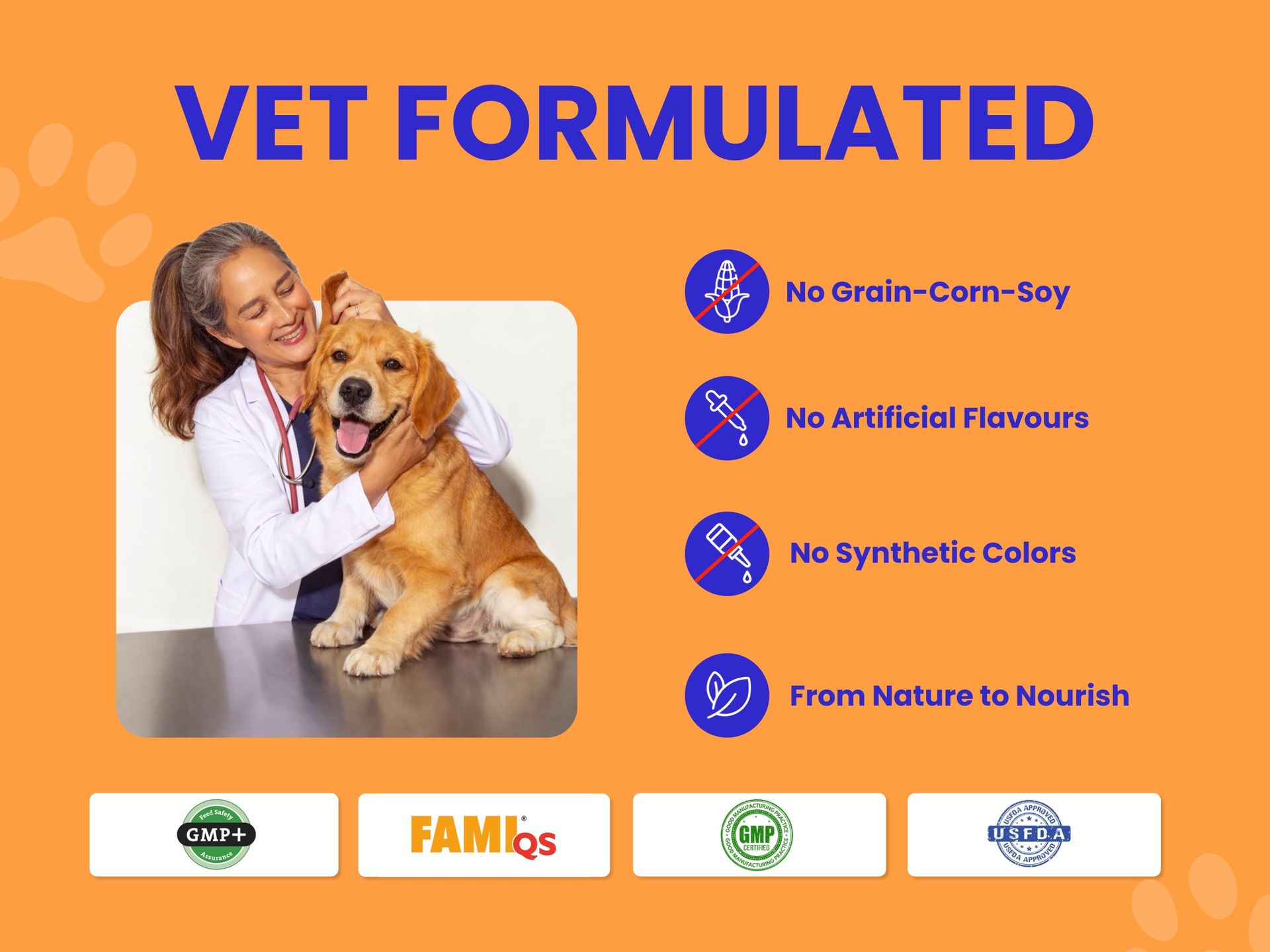 PETSAPIENS Pre + Probiotic Supplement for Dogs (120g) | 10B CFU | Boosts Gut Health & Immunity | Gluten-Free | Vet Formulated | Prevents Scratching, Paw-Licking & Indigestion | Chicken Flavour