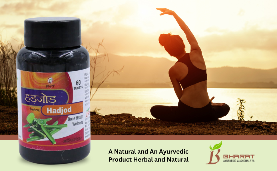 BHARAT AYURVEDIC AUSHDHALAYA Hadjod Tablets 60TABS pack of 2