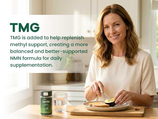 Heth Liposomal NMN Supplement 1000mg, 4-in-1 NAD+ Precursor Supplement