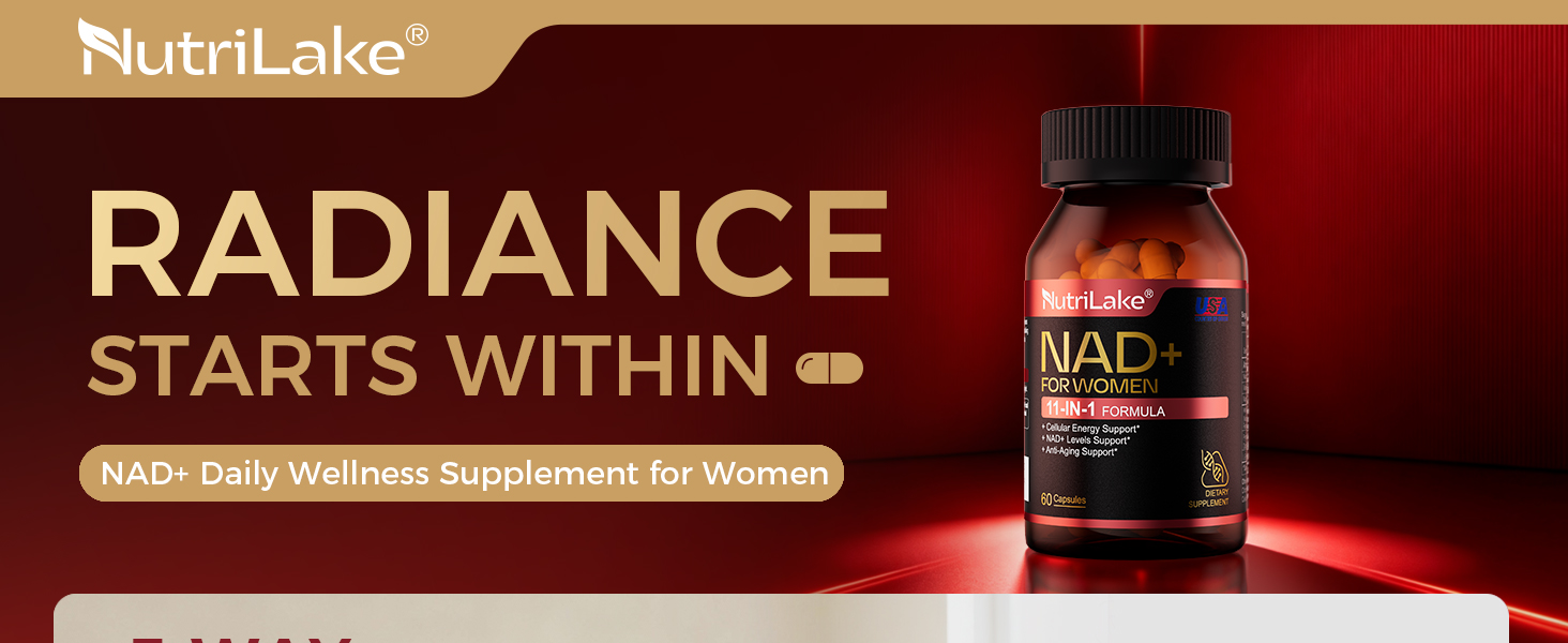 NAD Supplements for Women, NMN Alternative, 30-Day Supply