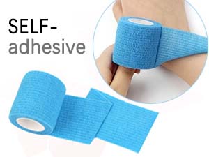 15 Rolls Self Adhesive Bandage Wrap | Non-Woven Self Adherent Vet Wrap Tape, Athletics Elastic Bandage for Sports,Pet Bandage, 5CM x 4.5M Cohesive Bandage Tape for Wrist & Ankle Sprain-Colorful